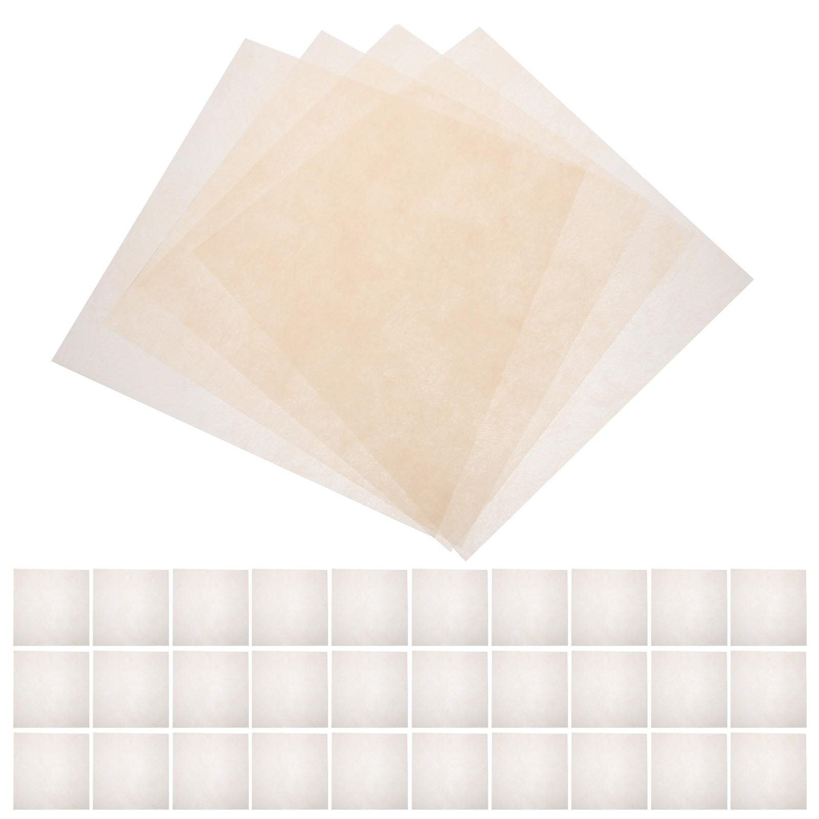Supply For Florist - 100 stuks beige, waterdicht, handgevouwen tissuepapier