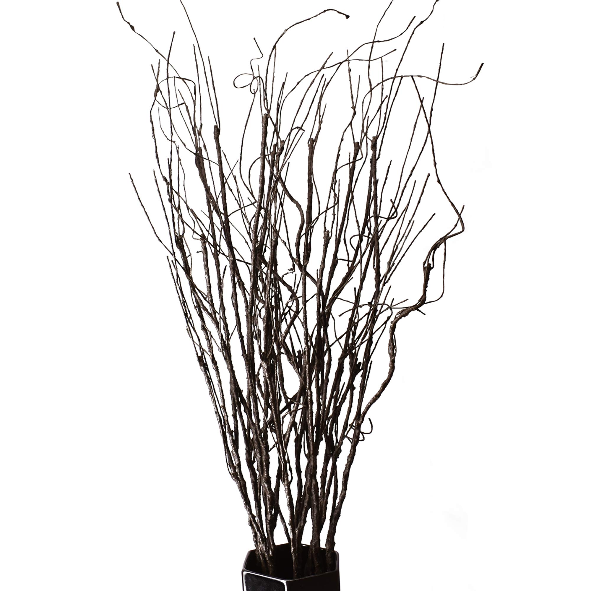 Branch Curly Willow - FeiLix 10 stuks gedroogde kunstmatige takken,