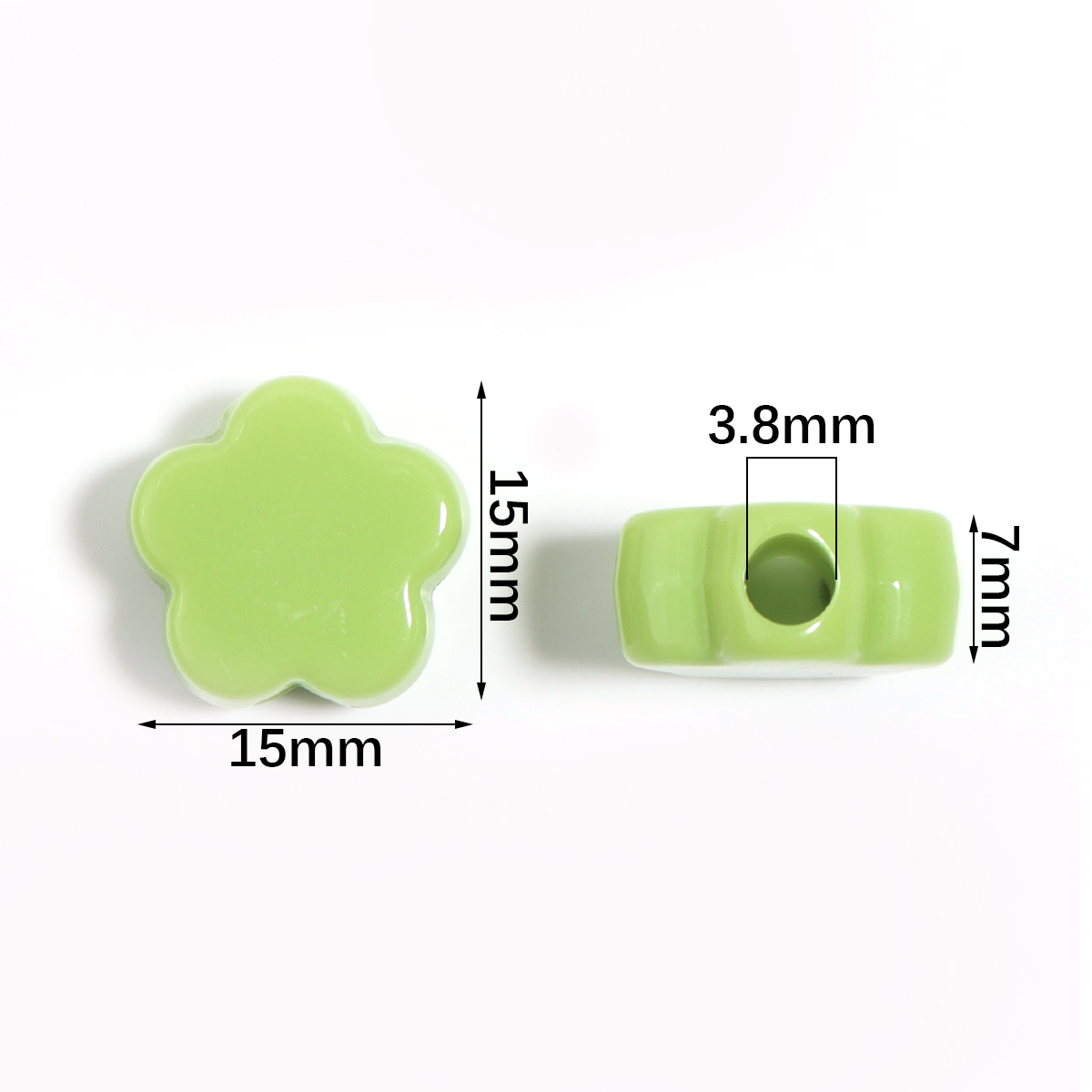30 stuks/zakje 15mm Acryl Effe - Florist Supplies recensie en prijs