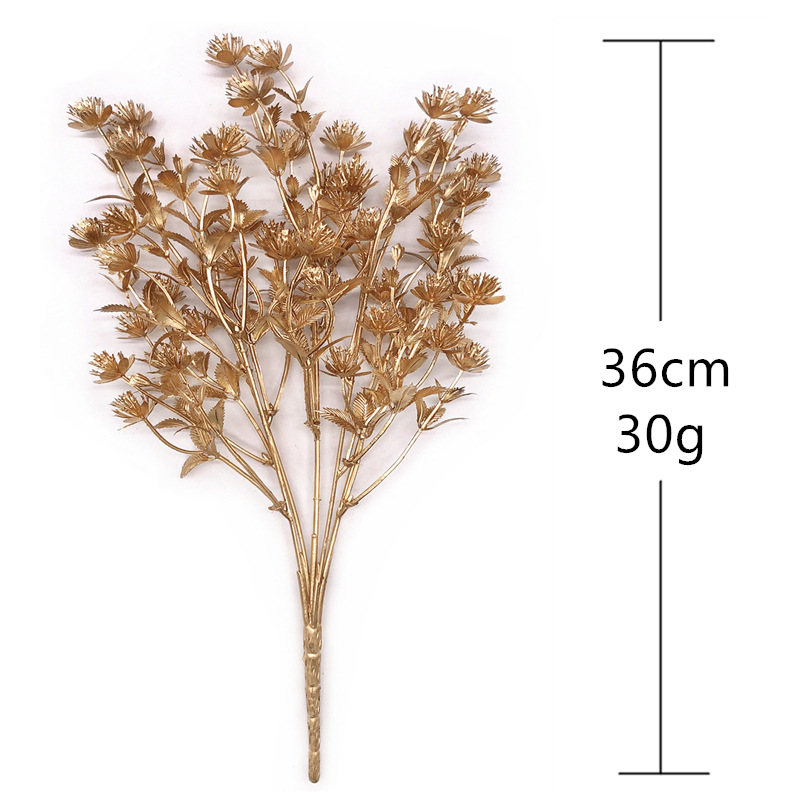 Kunstbloem Gouden Zilveren Nep - Dried Flower Bunch recensie en prijs