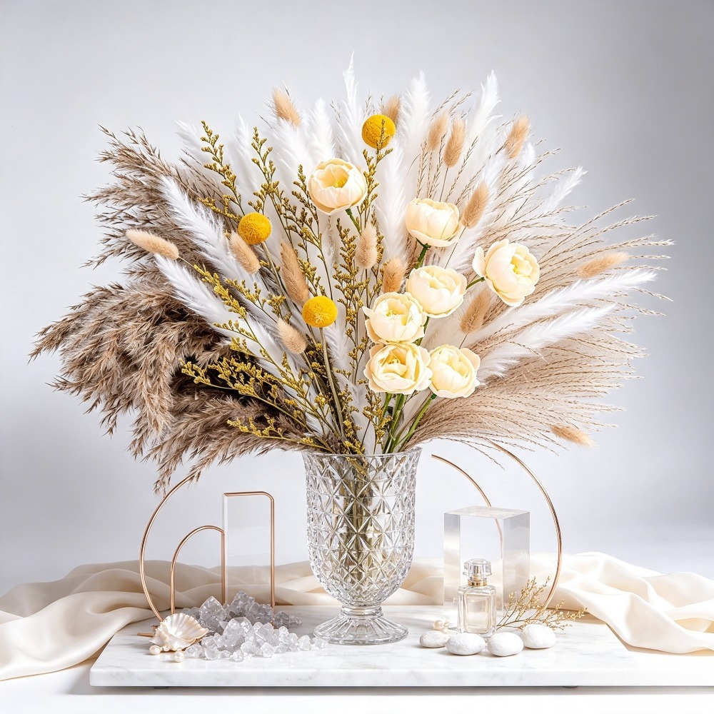 Gemengd gedroogd bloemenboeket - Dried Flower Bunch recensie en prijs
