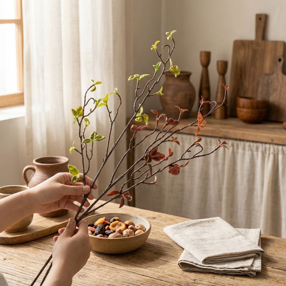 Real Touch Kunstmatige wilgent - Branch Curly Willow recensie en prijs