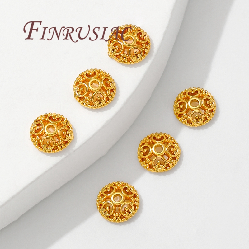6mm 18K vergulde kralenkapjes  - Florist Supplies recensie en prijs