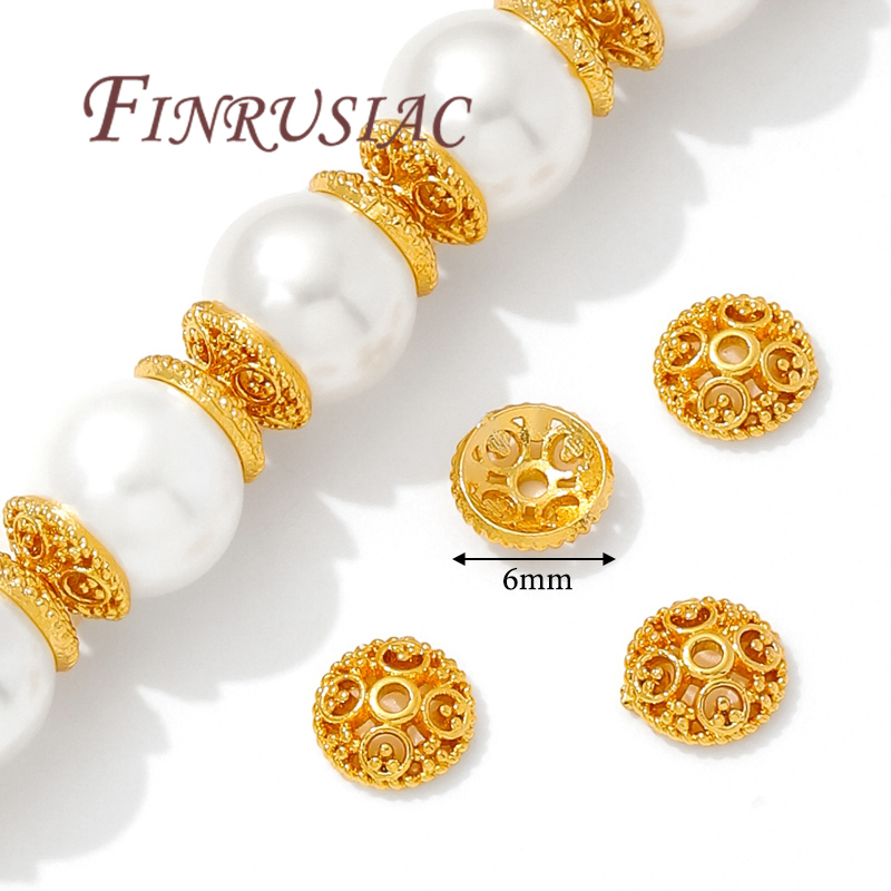 6mm 18K vergulde kralenkapjes  - Florist Supplies recensie en prijs