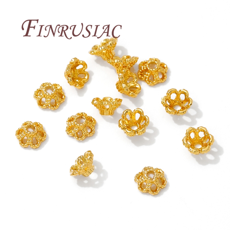 6mm 18K vergulde kralenkapjes  - Florist Supplies recensie en prijs