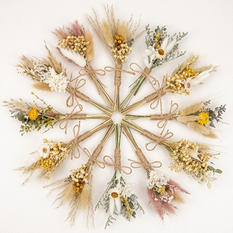 Mini gedroogd bloemenboeket, n - Dried Flower Bunch recensie en prijs